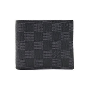 Louis Vuitton Damier Graphite Black Portefeuille Wallet Amerigo NM Bifold